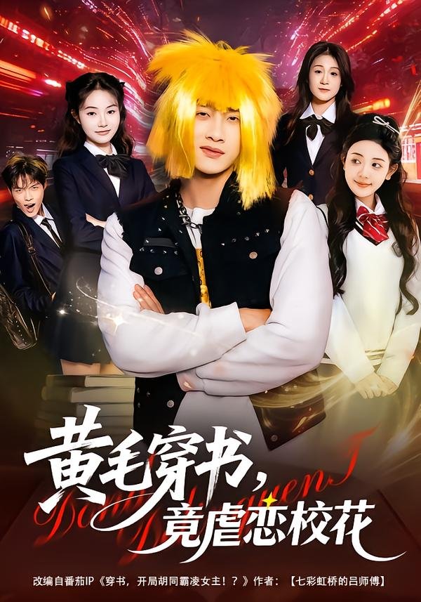 The blond-haired boy transmigrates into a book and unexpectedly falls in love with the school beauty.